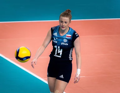 Miniatura: Kapitanka kadry Polski siatkarek z...